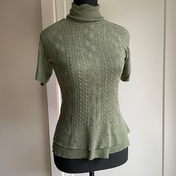 Soft fine knit short sleeve Retro Sweater - Picture 14 of 15
